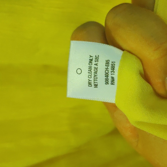 CHARLES HENRY YELLOW RUFFLE SUNDRESS-SIZE M - Picture 8 of 8